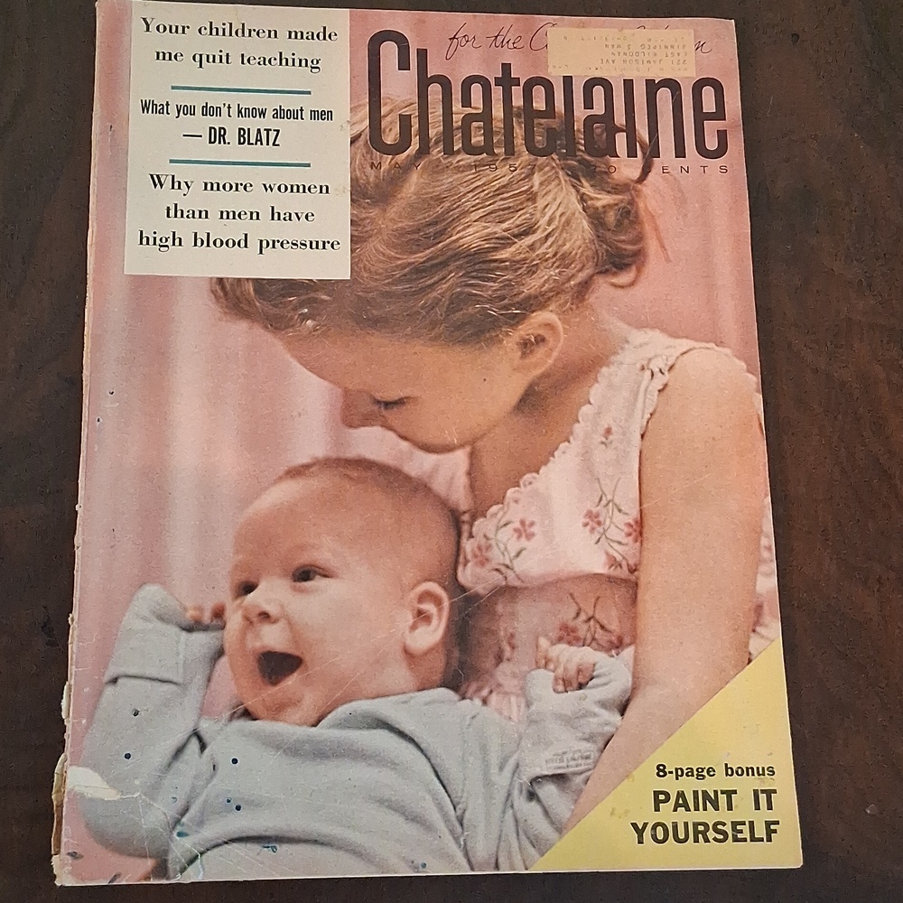 VINTAGE MAY  1957 Chatelaine magazine